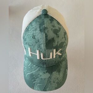 Huk / Mossy Oak Fracture Baseball Cap Men’s Size Medium-Large Stretch Fitted